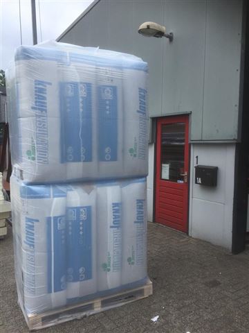 Glaswol van het merk Knauf. In ons assortiment hebben we Naturoll 032 en Naruroll 037